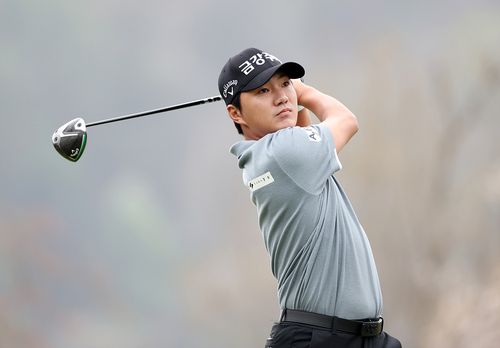 옥태훈의 티샷.[KPGA 제공. 재판매 및 DB 금지]