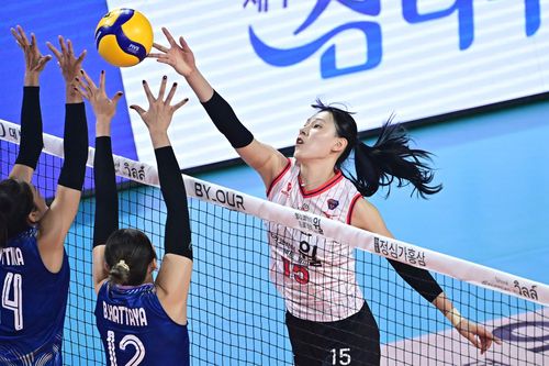 한국 대표팀 이선우[한국배구연맹 제공. 재판매 및 DB 금지]