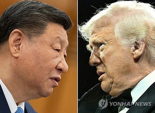 도널드 트럼프 미국 대통령(오른쪽)과 시진핑 중국 국가주석[AFP=연합뉴스 자료사진. 재판매 및 DB 금지]
