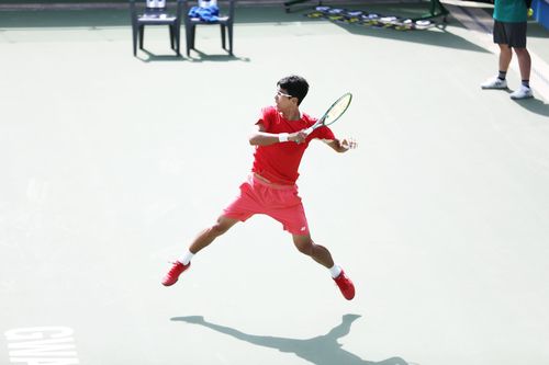 정현의 24일 경기 모습. [대한테니스협회 제공. 재판매 및 DB 금지]