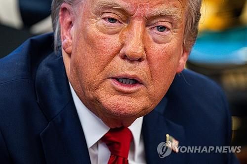 도널드 트럼프 미 대통령[EPA 연합뉴스 자료사진. 재판매 및 DB 금지]