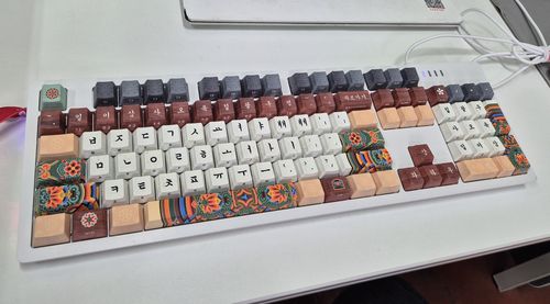 한국적인 디자인의 이색 키보드[독자 제공. 재판매 및 DB 금지]