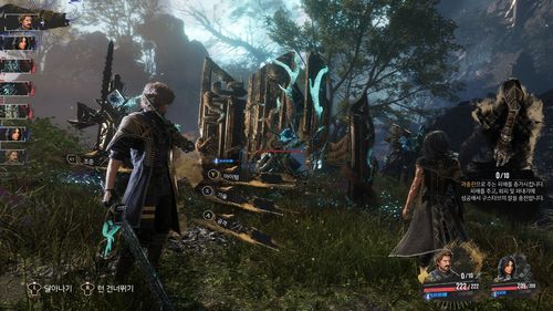 '33 원정대'의 UI 디자인[게임 화면 캡처]