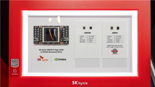 'TSMC 2025 테크놀로지 심포지엄'에 전시된 SK하이닉스 HBM[SK하이닉스 뉴스룸 제공. 재판매 및 DB 금지]