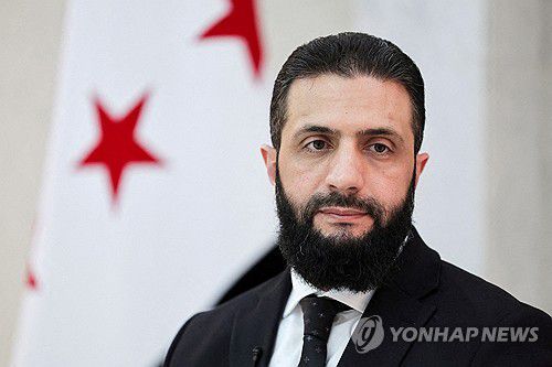 아메드 알샤라 시리아 과도정부 대통령[로이터=연합뉴스 자료사진]