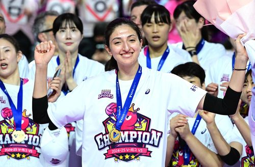 흥국생명의 통합우승에 앞장선 투트쿠[한국배구연맹 제공. 재판매 및 DB 금지]