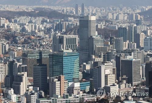 서울 시내 빌딩 전경[연합뉴스 자료사진]