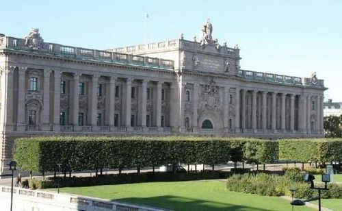 스웨덴 스톡홀름 국회의사당[SNS 캡처 사진]