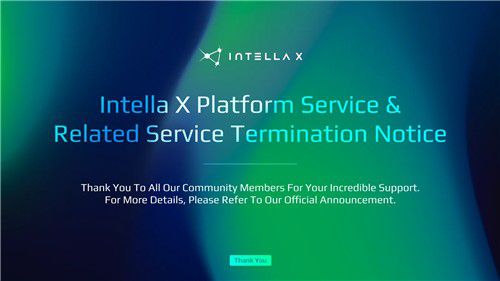 인텔라X 플랫폼 서비스 종료 공지[인텔라X 제공. 재판매 및 DB 금지]