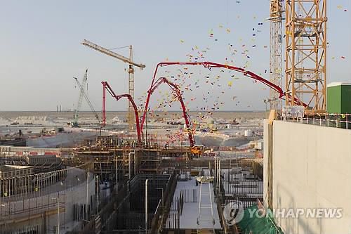 2012년 열린 UAE 바라카 원전 착공식[촬영 진성철]