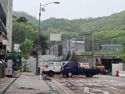 지난 9일 사고 현장[촬영 김솔]