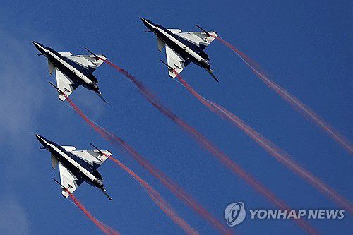 중국산 J-10 전투기[로이터=연합뉴스 자료사진]