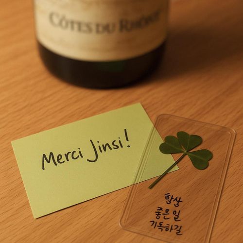 "진시 씨, 감사해요"한국을 찾은 한 해외 입양인이 배진시 대표의 도움을 받고 돌아갈 때 남겨놓은 감사 메시지