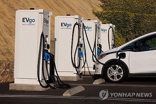 미국의 전기차 충전소 [로이터=연합뉴스]