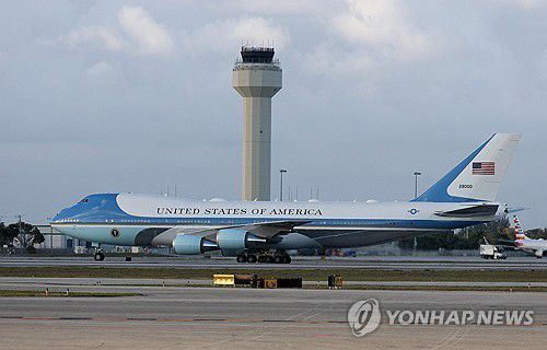 미국 대통령 전용기[AFP=연합뉴스 자료사진. 재판매 및 DB 금지]