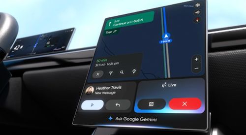 차량에 탑재된 제미나이[구글 제공]