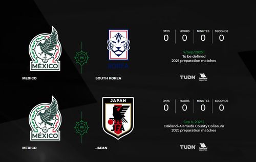 9월 한국·일본과 평가전 일정을 공개한 멕시코축구협회[멕시코축구협회 홈페이지 캡처. 재판매 및 DB 금지]