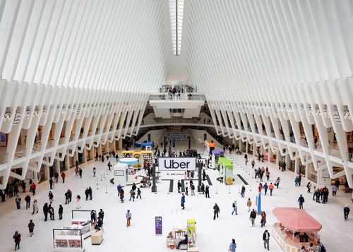 뉴욕 맨해튼 오큘러스의 우버 '고-겟 2025' 홍보부스[우버 제공. 재판매 및 DB 금지]