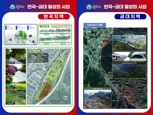 반곡-금대 관광 활성화 사업 계획[원주시 제공.재판매 및 DB 금지]