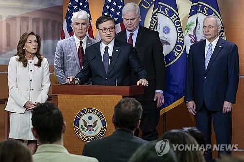 미국 하원 공화당 지도부[EPA 연합뉴스 자료사진. 재판매 및 DB 금지]