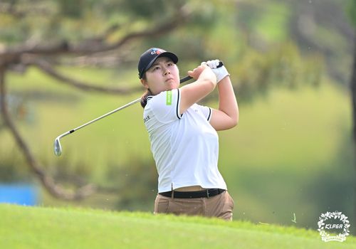 홍정민의 아이언샷.[KLPGA 제공. 재판매 및 DB 금지]