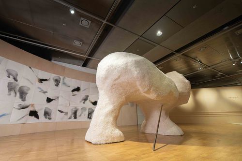 엄정순 '코 없는 코끼리 no.2' 전시 모습[국립아시아문화전당 제공. 재판매 및 DB 금지]