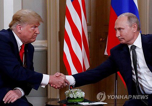 푸틴 대통령과 트럼프 대통령[로이터 연합뉴스 자료사진. 재판매 및 DB 금지]