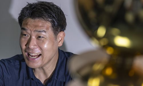 창원 LG 28년 만의 우승 이끈 조상현 감독(서울=연합뉴스) 황광모 기자 = 프로농구 창원 LG의 28년 만의 우승을 이끈 조상현 감독이 21일 서울 강남구 KBL에서 연합뉴스와 인터뷰를 하고 있다. 2025.5.21 hkmpooh@yna.co.kr