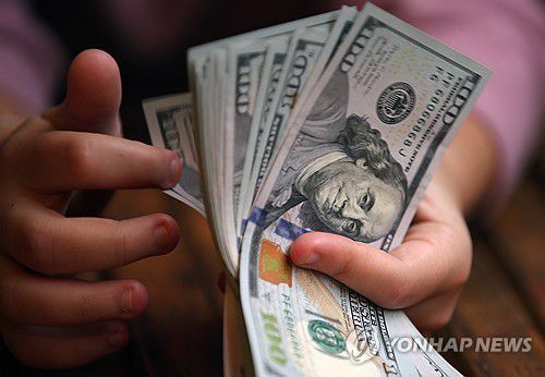 미국 달러화 지폐[EPA 연합뉴스 자료사진]