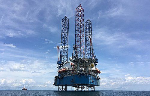 베트남 호치민 남동부 해상에 위치한 SK어스온 15-1/05 광구 전경[SK어스온 제공. 재판매 및 DB 금지] photo@yna.co.kr