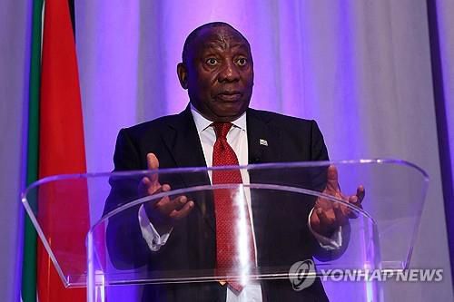 라마포사 대통령[로이터=연합뉴스. 재판매 및 DB 금지]