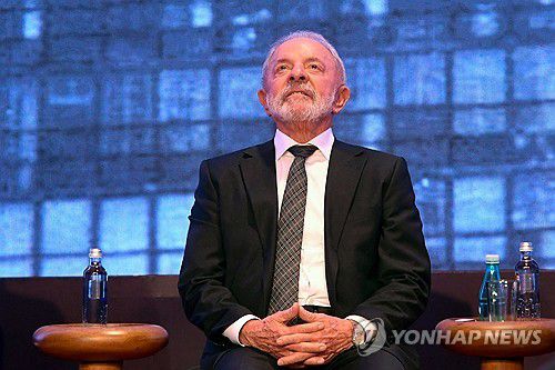 루이스 이나시우 룰라 다시우바 브라질 대통령[리우데자네이루 AFP=연합뉴스. 재판매 및 DB 금지]