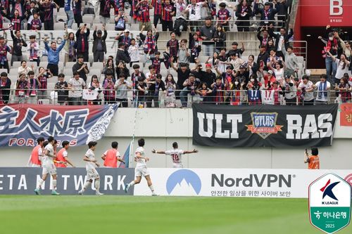 동점 골 세리머니 펼치는 안데르손[한국프로축구연맹 제공. 재판매 및 DB 금지]