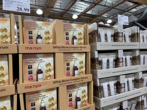 미국 LA의 한 코스트코 매장에서 판매 중인 한국산 화장품들[촬영 임미나]