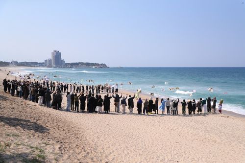 영화 '청명과 곡우 사이' 촬영 현장[촬영 류호준]