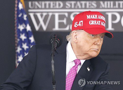 도널드 트럼프 미국 대통령[UPI 연합뉴스 자료사진. 재판매 및 DB 금지]