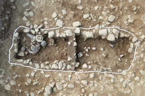 쪽샘지구 J230호 덧널무덤 조사 모습[국립경주문화유산연구소 제공. 재판매 및 DB 금지]