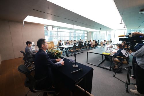 프로탁구 출범 기자간담회[한국프로탁구연맹 제공. 재판매 및 DB 금지]