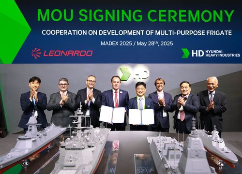 HD현대중공업, 이탈리아 레오나르도와 MOU 체결 [HD현대중공업 제공. 재판매 및 DB 금지]