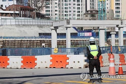 공사가 진행 주인 한 건설현장[연합뉴스 자료사진]