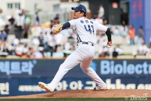 NC 마무리 류진욱의 5월 31일 경기 모습. [NC 다이노스 제공. 재판매 및 DB 금지]