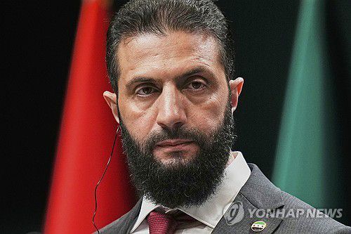 아메드 알샤라 시리아 임시대통령[AP=연합뉴스 자료사진. 재판매 및 DB금지]