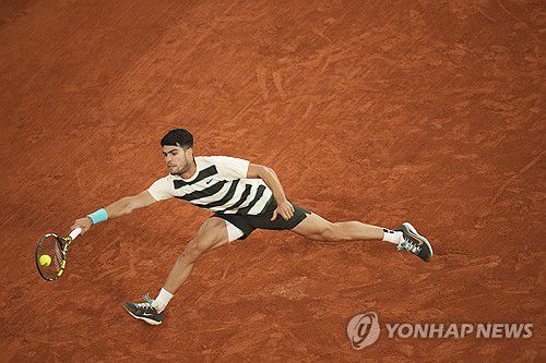 알카라스의 샷[AP=연합뉴스]