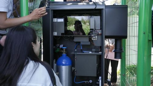 질병청이 개발한 인공지능 기반 모기 감시장비(AI-DMS)[질병관리청 제공]