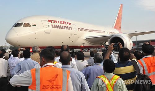 에어인디아 보잉 787 드림라이너[EPA 연합뉴스 자료사진. 재판매 및 DB 금지]