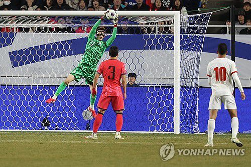 선방한 조현우[연합뉴스 자료사진. 재판매 및 DB금지]