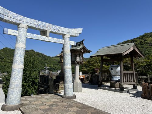 조선인 도공 이삼평을 기리는 스에야마 신사(아리타<일본 사가현>=연합뉴스) 최윤선 기자 = 규슈 사가현 아리타에 있는 스에야마 신사 전경. 이 신사는 조선 출신 도공 이삼평을 신으로 기린다. 2025.6.15 ysc@yna.co.kr