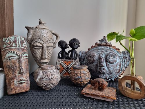 테라코타 수집품필자가 가나에서 구입한 테라코타 수집품 [이현정 제공. 재판매 및 DB 금지]