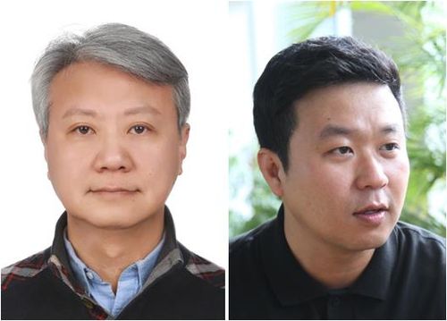 기성현 LG전자 책임연구원(왼쪽)과 오태석 부강테크 리더[과기정통부 제공. 재판매 및 DB 금지]