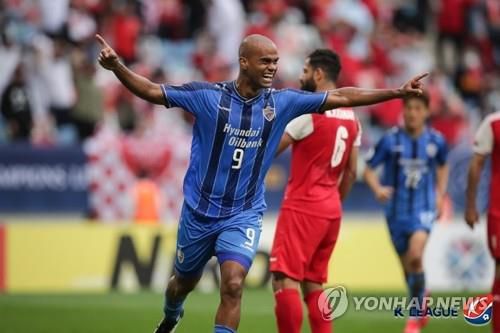 울산 HD에서 뛴 주니오[한국프로축구연맹 제공. 재판매 및 DB 금지]